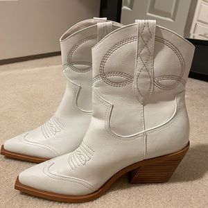 Billini White Cowboy Boots Size 6
